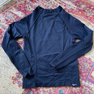 Nike Boys Seamless Dri-Fit Navy Blue SZ M